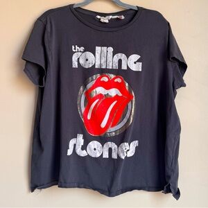 H&M Black Rolling Stones Graphic Tee